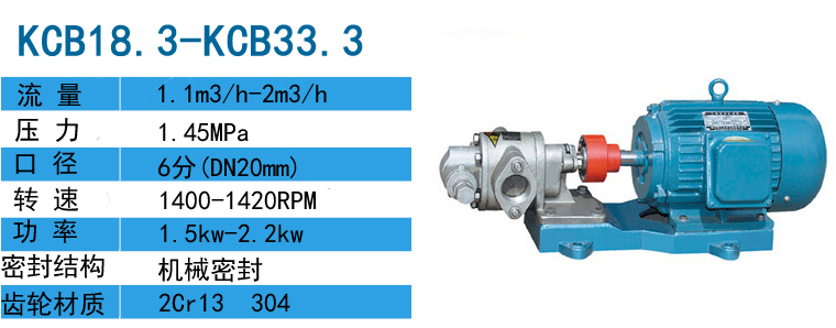 不鏽(xiù)鋼齒輪(lún)泵